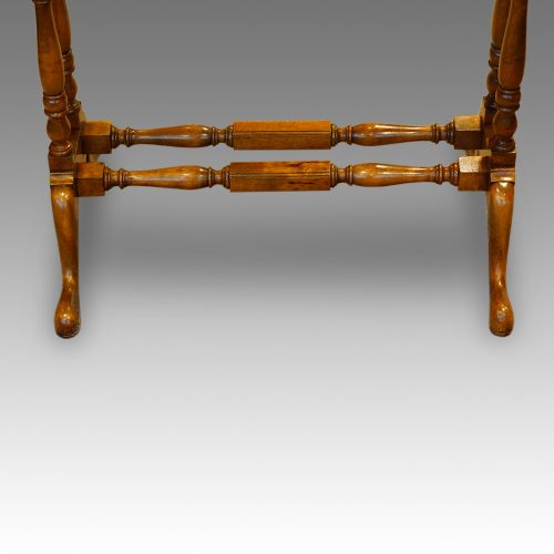 Walnut sofa table stretchers