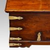 Antique Colonial teak merchants chest corner