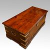 Antique Colonial teak merchants chest top