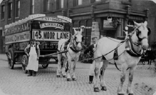 Antique removal wagon