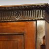 Antique sentry wardrobe carving