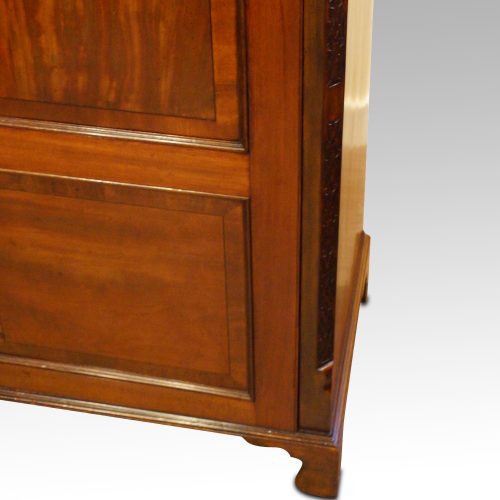 Antique sentry wardrobe door
