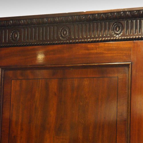 Antique sentry wardrobe top