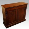 Early Victorian mahogany sidecabinet chiffonier at angle