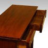 Early Victorian mahogany sidecabinet chiffonier drawers open