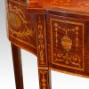 Edwardian Sheraton revival display cabinet end panel