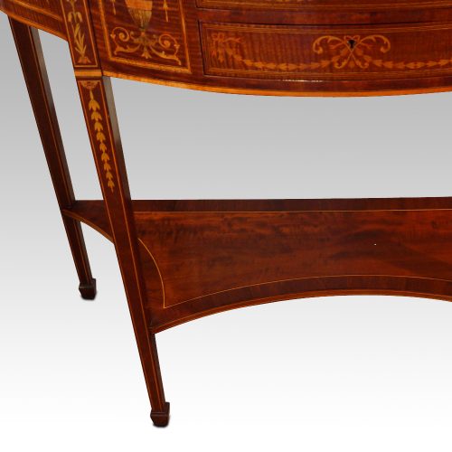 Edwardian Sheraton revival display cabinet legs