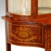 Edwardian Sheraton revival display cabinet panle detail