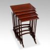 Edwardian mahogany nest of 4 tables