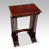 Edwardian mahogany nest of 4 tables closed