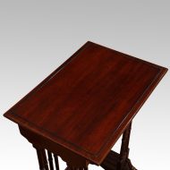 Edwardian mahogany nest of 4 tables top