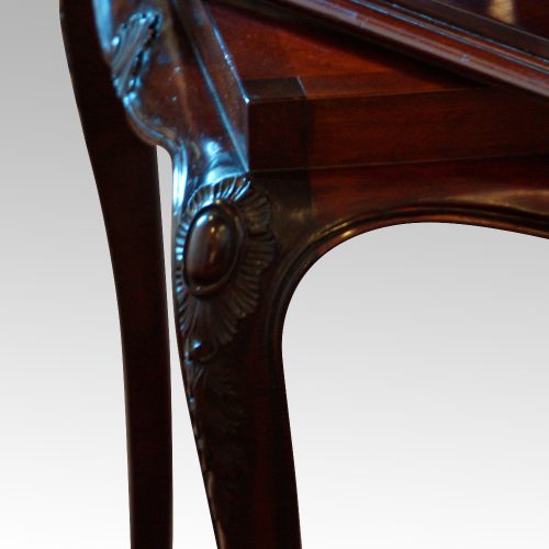 Edwardian mahogany revolving bookcase leg
