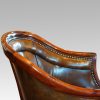 Edwardian mahogany swivel desk chair side