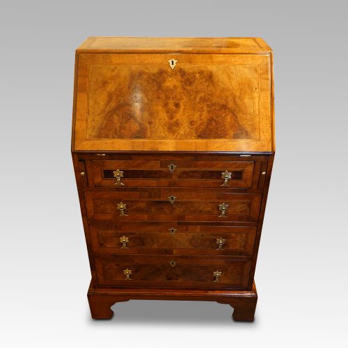 Edwardian walnut ladies bureau