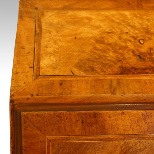 Edwardian walnut ladies bureau fall