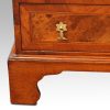 Edwardian walnut ladies bureau foot