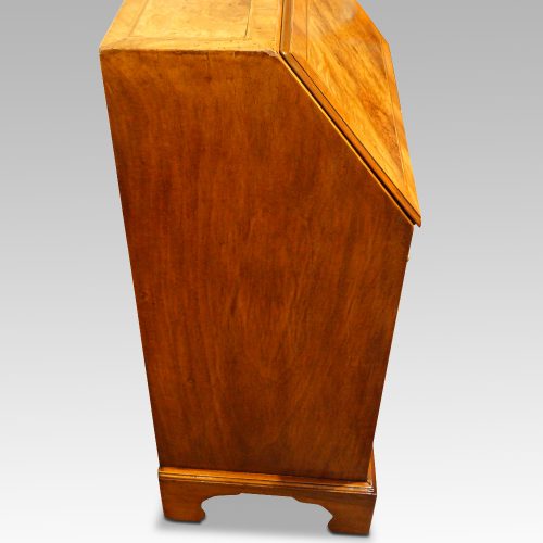Edwardian walnut ladies bureau side