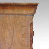 Georgian style walnut chest on chest moulding