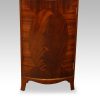 Mahogany open bookcase cupboard