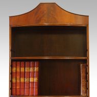 Mahogany open bookcase top