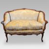 Pair of Edwardian walnut small sofas,3