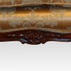 Pair of Edwardian walnut small sofas,5