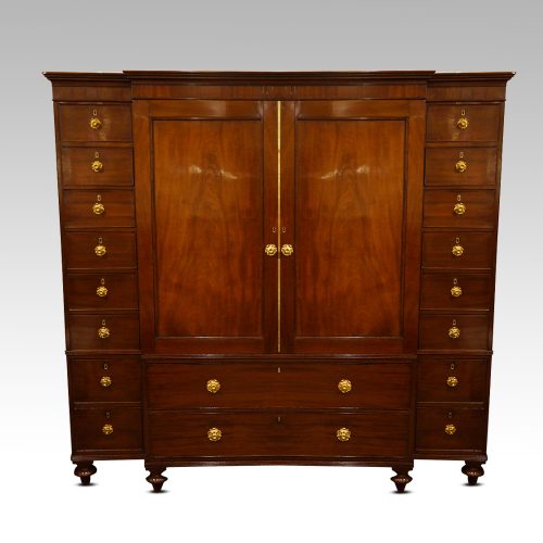 Regency mahogany press