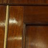 Regency mahogany press brass door divider