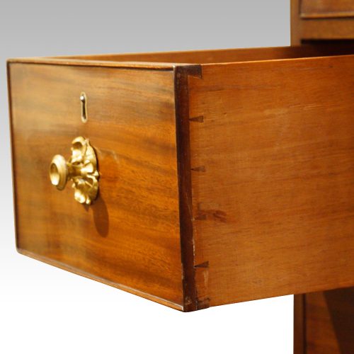 Regency mahogany press drawer linings