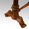 Victorian burr walnut card table feet