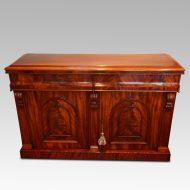 Victorian mahogany 2 door chiffonier arched door