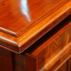 Victorian mahogany 2 door chiffonier arched door moulding
