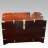 Victorian rosewood brass bound campaign chest