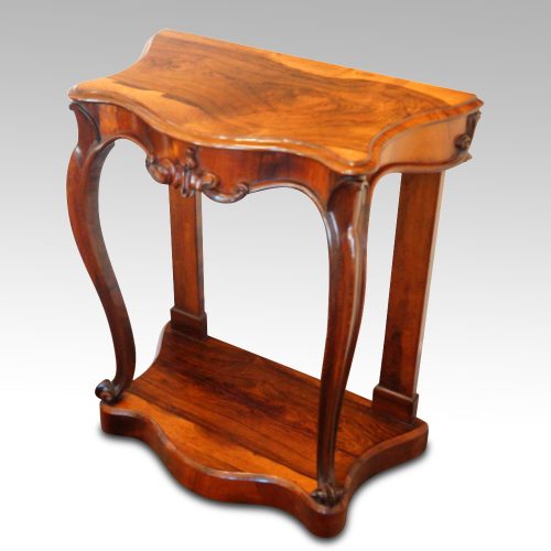 Victorian rosewood console table