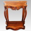 Victorian rosewood console table front