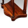 Victorian rosewood console table platform detail