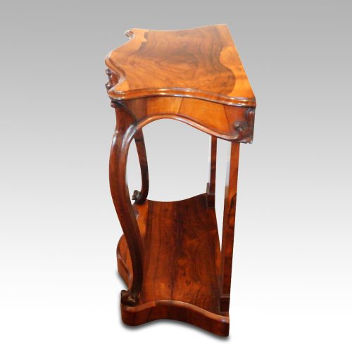 Victorian rosewood console table side