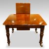 William IV mahogany 1leaf extending dining table closed without leaf