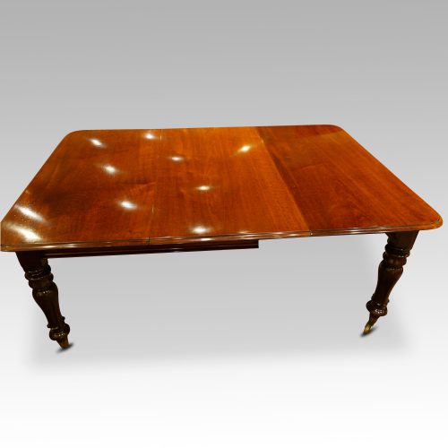 William IV mahogany 1leaf extending dining table top