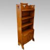 Arts and crafts open bookcase side