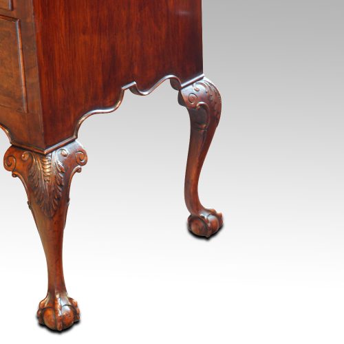 Georgian stlye walnut bureau bookcase side