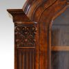 Georgian stlye walnut bureau bookcase carving