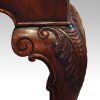 Georgian stlye walnut bureau bookcase leg carved knee