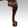 Georgian stlye walnut bureau bookcase leg detail