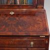 Georgian stlye walnut bureau bookcase fall detail