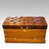Victorian camphor wood ottoman