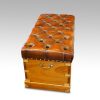 Victorian camphor wood ottoman end handle