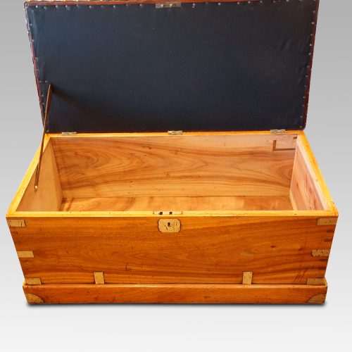 Victorian camphor wood ottoman interior