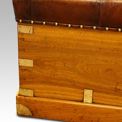 Victorian camphor wood ottoman plinth