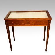Victorian inlaid curio table